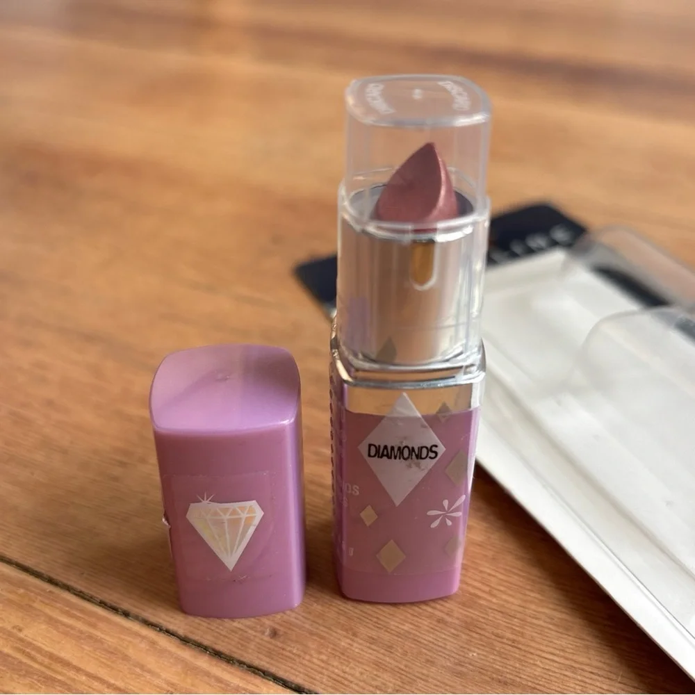 Maybelline Wet Shine Diamonds Lipstick Wet Look ~ Kiss N Tell ~ Rare,HTF!!